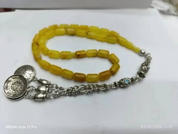 Damla Kehribar Tesbih