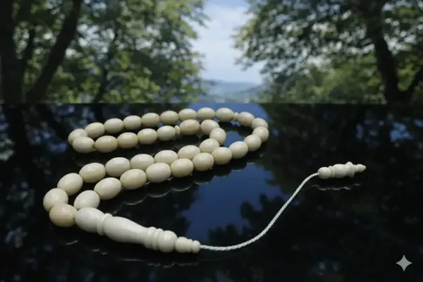 Doğal Deve Kemiği Tesbih – Kapsül Kesim (10 mm – 14 mm)