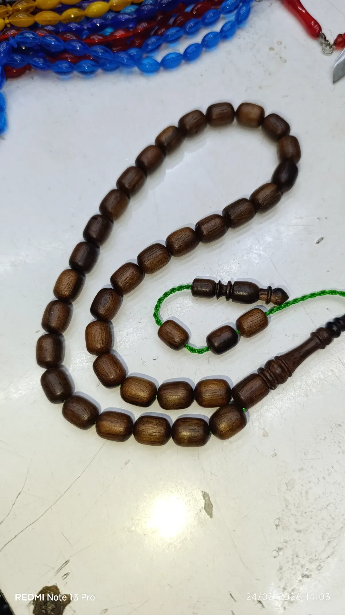 Abanoz 33'lük kapsül kesim tesbih - Görsel 3