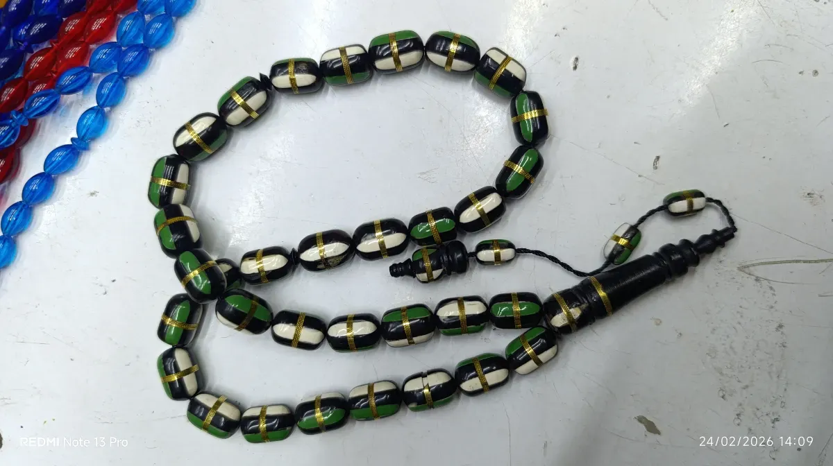 İşlemeli kuka tespih